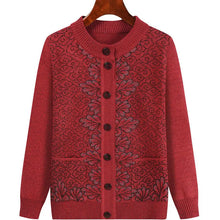 Load image into Gallery viewer, Button Down Floral Print Design Sweaters - Ailime Designs
