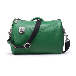 Green Crossbody Soft Genuine Leather Skin Handbags - Ailime Designs
