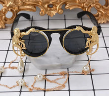 Load image into Gallery viewer, Baroque Vintage Design Crystal Fashion Sunglasses - Ailime Designs