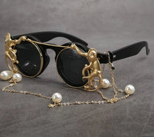 Load image into Gallery viewer, Baroque Vintage Design Crystal Fashion Sunglasses - Ailime Designs