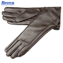Load image into Gallery viewer, Beautiful Sheepskin Leather Gloves - Ailime Designs