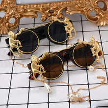 Load image into Gallery viewer, Baroque Vintage Design Crystal Fashion Sunglasses - Ailime Designs