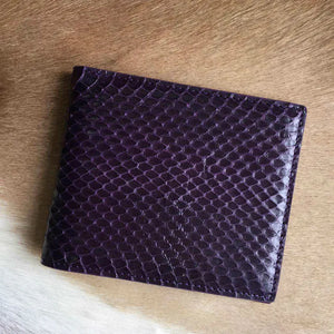 100% Genuine Python Snake Skin Leather  Wallets - Ailime Designs