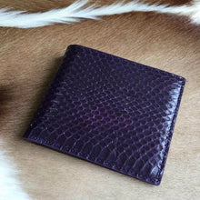 Load image into Gallery viewer, 100% Genuine Python Snake Skin Leather  Wallets - Ailime Designs