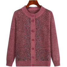 Load image into Gallery viewer, Button Down Floral Print Design Sweaters - Ailime Designs