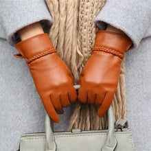 Load image into Gallery viewer, Lambskin Leather Plush Lined Gloves - Ailime Designs
