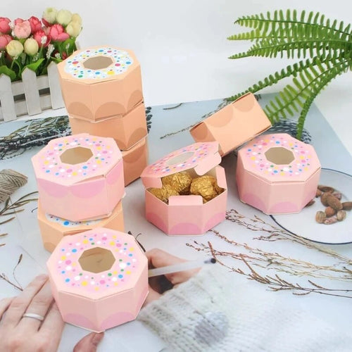10pcs Donut Gift Boxes - Ailime Designs