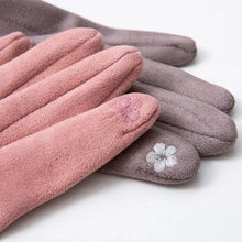 Load image into Gallery viewer, Fantastic Suede Leather Fur Trim Gloves - Ailime Designs
