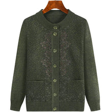 Load image into Gallery viewer, Button Down Floral Print Design Sweaters - Ailime Designs