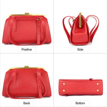 Load image into Gallery viewer, Genuine Red Leather Luxury Handbags - Ailime Designs