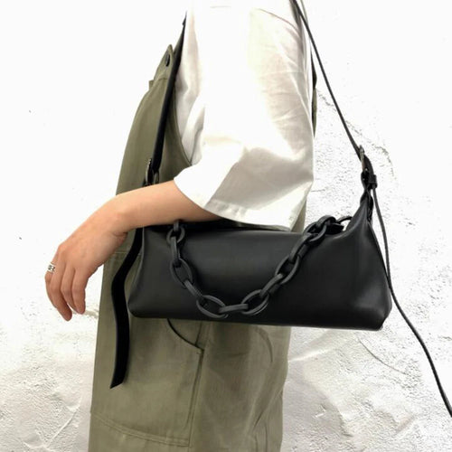 Cowhide Ladies Messenger Handbags - Ailime Designs