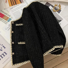 Load image into Gallery viewer, Elegant Women Tweed Jackets - Ailime Designs