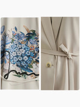 Load image into Gallery viewer, Trench Lapel Collar Slit Side Coat - Ailime Designs