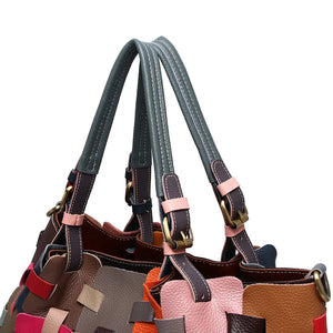 Colorful Women't Block Loop Design Crossbody Handbags - Ailime Designs