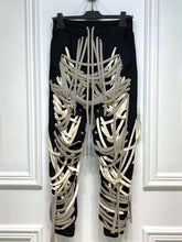 Load image into Gallery viewer, Casual Women Multi-colored String Art Design Pants - Ailime Designs