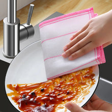 Load image into Gallery viewer, Absorbent Non-stickReusable 5pc Cleaning Cloths - Ailime Designs