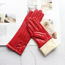 Load image into Gallery viewer, Beautiful Sheepskin Leather Gloves - Ailime Designs
