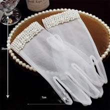 Load image into Gallery viewer, Black Satin Bowknot Design Dress Gloves - Ailime Designs
