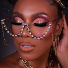 Load image into Gallery viewer, Decorative Hollow-cut Rhinestone Trim Design Eyewear - Ailime Designs