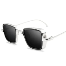 Load image into Gallery viewer, Cool Stylist Square Metal Frame Steampunk Sunglasses - Ailime Designs