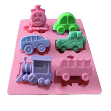 Load image into Gallery viewer, Cars &amp; Train Shape Silicone Molds - Ailime Designs
