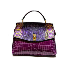 Load image into Gallery viewer, Luxury Design Crocodile  Leather Handbags  - Ailime Designs