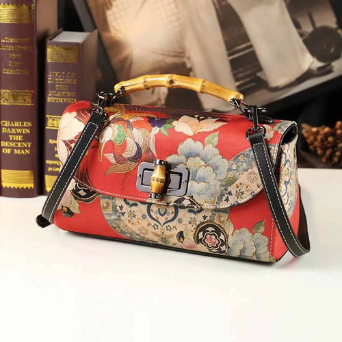 Chinese Classical Inspired Women Floral Printed Handbags - Ailime Designs