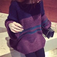 Load image into Gallery viewer, Cook Street Style Thick Crocheted Pullover Sweaters - Ailime Designs