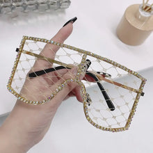 Load image into Gallery viewer, Cool Hollow-cut  Mesh Wire Frame Design Glasses - Ailime Designs