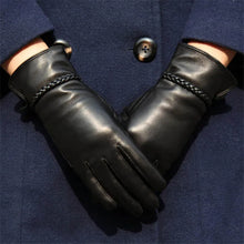 Load image into Gallery viewer, Lambskin Leather Plush Lined Gloves - Ailime Designs