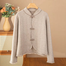 Load image into Gallery viewer, 100% Wool Cashmere Cardigan Sweaters - Ailime Designs