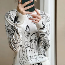Load image into Gallery viewer, Cool Trendy Street Style Abstract Design Women Sweaters - Ailime Designs