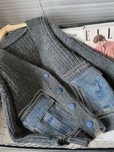 Load image into Gallery viewer, Cool Knit Denim Pocket Sweaters - Ailime Designs