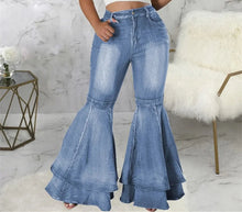 Load image into Gallery viewer, Chic Layered Flared Jeans For Women - Ailime Designs