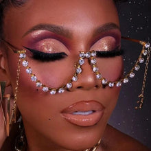 Load image into Gallery viewer, Decorative Hollow-cut Rhinestone Trim Design Eyewear - Ailime Designs