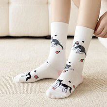 Load image into Gallery viewer, Breathable Conversational Design Women Printed Socks - Ailime Designss