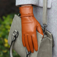 Load image into Gallery viewer, Lambskin Leather Plush Lined Gloves - Ailime Designs