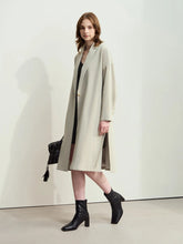Load image into Gallery viewer, Trench Lapel Collar Slit Side Coat - Ailime Designs