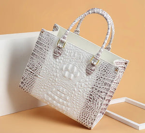 Fashion Tote Design Women's Crocoddile Leather Handbags - Ailime Designs