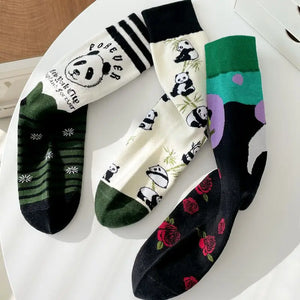 Breathable Conversational Design Women Printed Socks - Ailime Designss