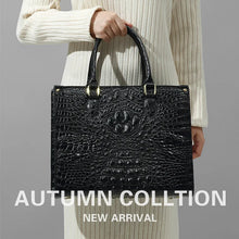 Load image into Gallery viewer, Fashion Tote Design Women&#39;s Crocoddile Leather Handbags - Ailime Designs