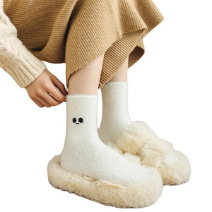 Cozy Warm Conversational Design Women Funny Socks - Ailime Designs