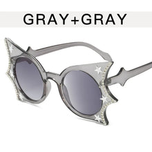Load image into Gallery viewer, Bat Wings Rhinestone Design Sunglasses - Ailime Designs