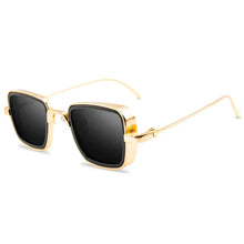 Load image into Gallery viewer, Cool Stylist Square Metal Frame Steampunk Sunglasses - Ailime Designs