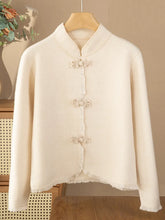 Load image into Gallery viewer, 100% Wool Cashmere Cardigan Sweaters - Ailime Designs