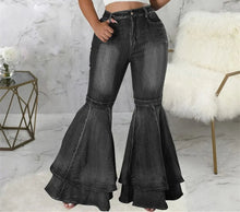 Load image into Gallery viewer, Chic Layered Flared Jeans For Women - Ailime Designs