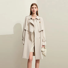Load image into Gallery viewer, Beautiful Sharp Lapel Collar White Coat - Ailime Designs