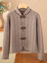 Load image into Gallery viewer, 100% Wool Cashmere Cardigan Sweaters - Ailime Designs