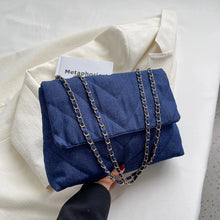 Load image into Gallery viewer, Chic Design  Geometric  Quilted Denim Handbags - Ailime Designs