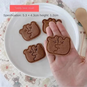 Bear Shape Cookie Cutter Molds - Ailime Designs